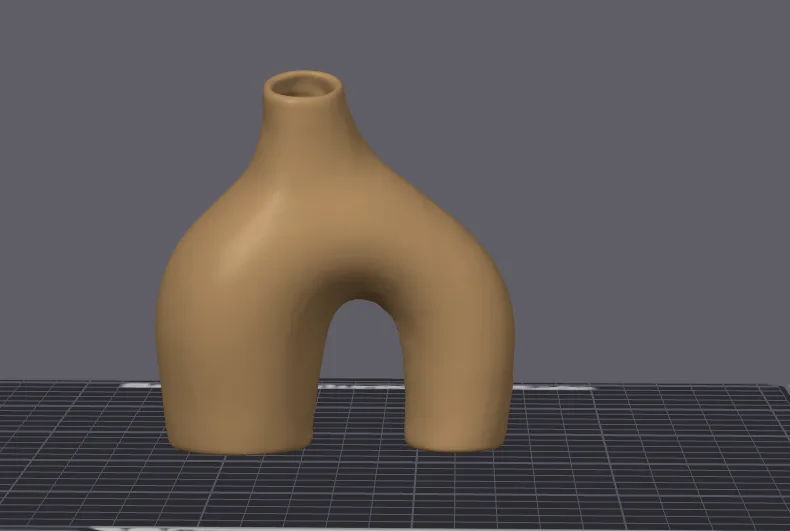 Moderne Architektur-Vase – Ansicht 3